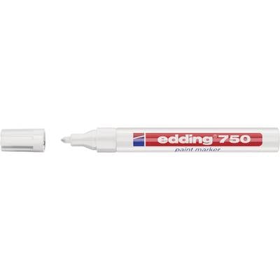 Edding 750 paint marker 4-750049 Lackmarker Weiß 2 mm, 4 mm