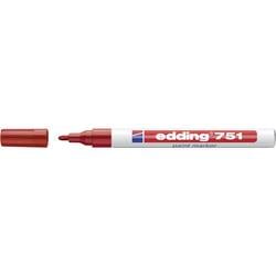 Image of Edding 4-751002 edding 751 paint marker Lackmarker Rot 1 mm, 2 mm 1 St./Pack.
