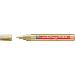 Image of Edding 4-750053 edding 750 paint marker Lackmarker Gold 2 mm, 4 mm 1 St./Pack.