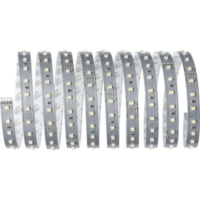 LED-Streifenrolle mit weißen und gelben Lichtdioden auf einem flexiblen Band, zur Beleuchtung und Dekoration geeignet.