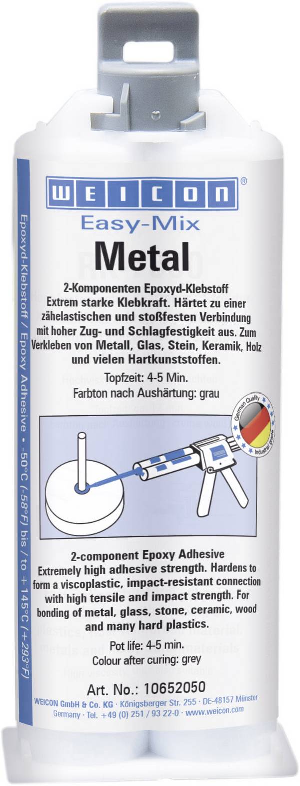 WEICON Easy-Mix Metal Zwei-Komponentenkleber 10018047 50 ml