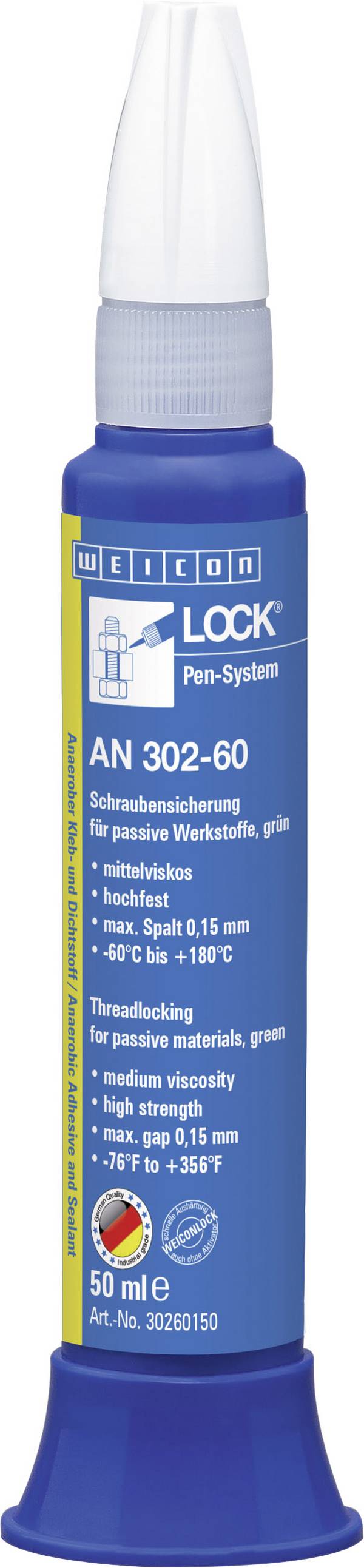 WEICON LOCK® AN 302-60 10017878 Schraubensicherung Festigkeit: hoch 50 ml