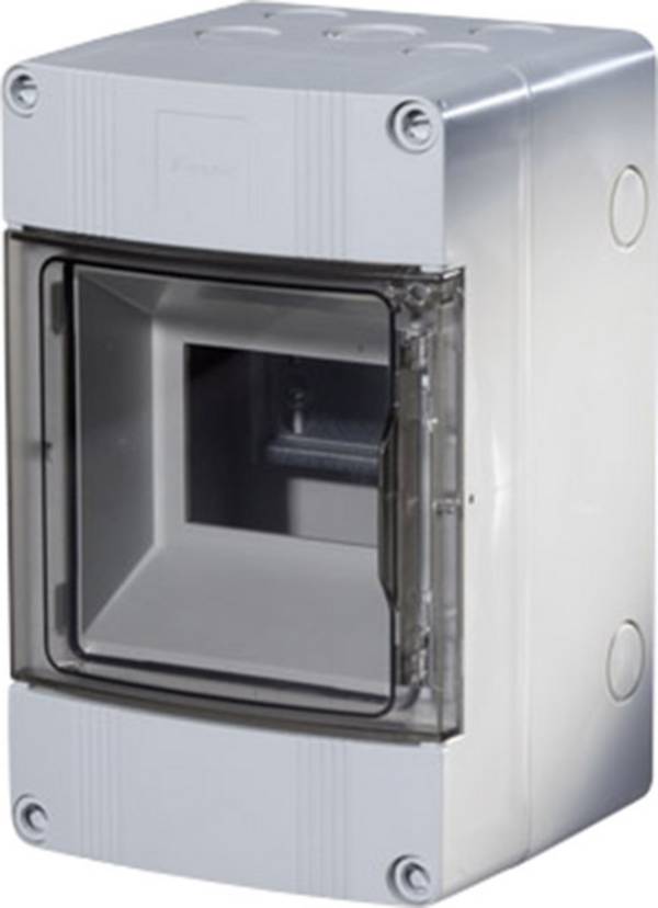 F-Tronic 7240026 APV4 Verteilerschrank Aufputz Anzahl Teilungen = 4 Anzahl Reihen = 1 Inhalt 1 St.