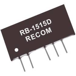 Image of RECOM RB-2405D DC/DC-Wandler, Print 24 V/DC 5 V/DC, -5 V/DC 100 mA 1 W Anzahl Ausgänge: 2 x