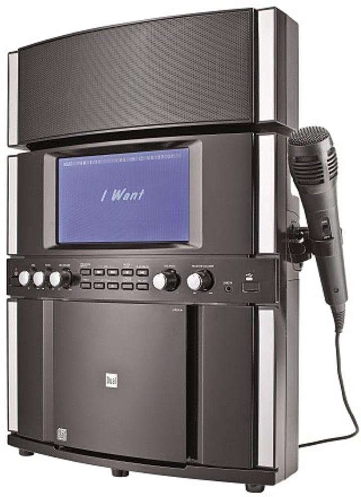 KaraokeAnlage Dual DK 200 Aufnahmefunktion, Inkl. Mikrofon