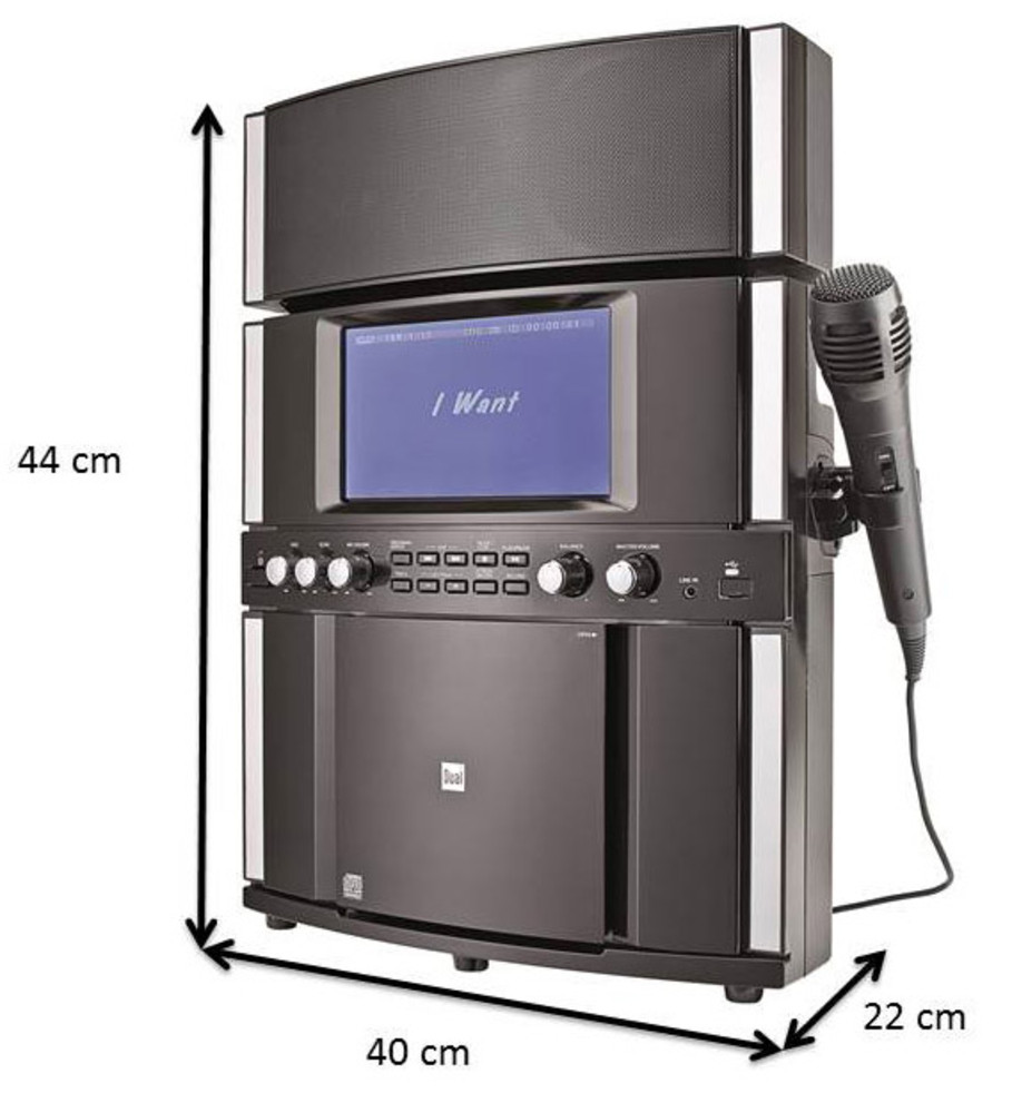 KaraokeAnlage Dual DK 200 Aufnahmefunktion, Inkl. Mikrofon kaufen