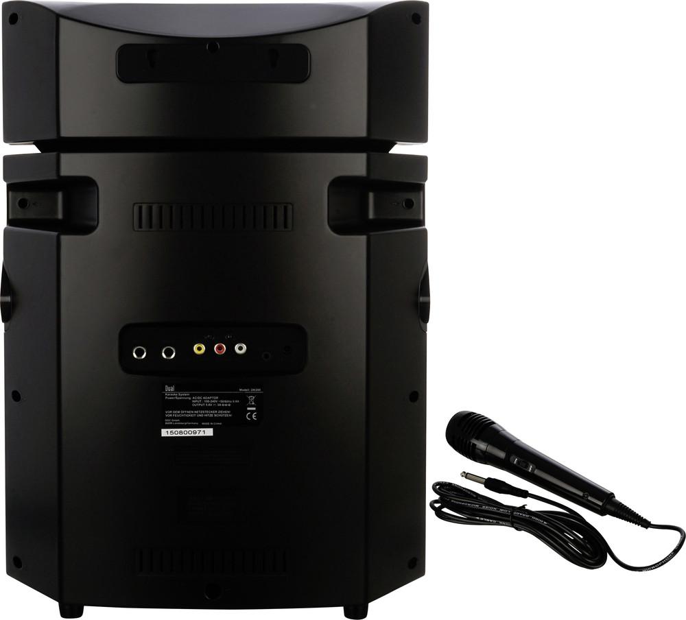 KaraokeAnlage Dual DK 200 Aufnahmefunktion, Inkl. Mikrofon