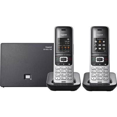 Gigaset S850A GO inkl. einem Mobilteil Schnurloses Telefon VoIP Anrufbeantworter, Bluetooth, Freisprechen, Headsetanschl