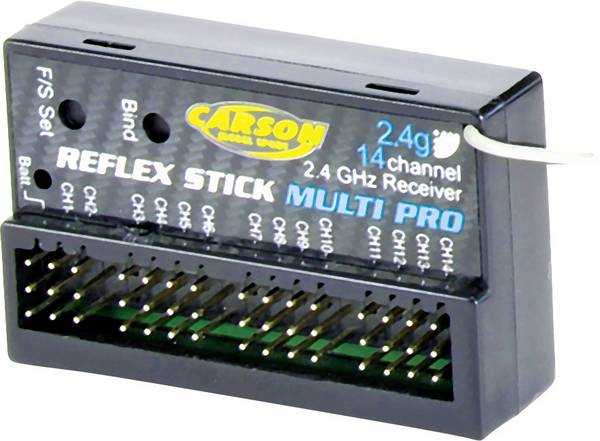 Carson Modellsport Reflex Stick Multi Pro 14-Kanal Empfänger 2,4 GHz