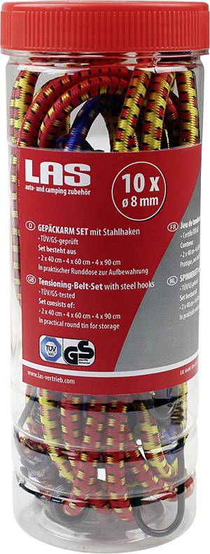 LAS 12039 Expander (Ø x L) 8 mm x 90 cm Mit Stahlhaken-1
