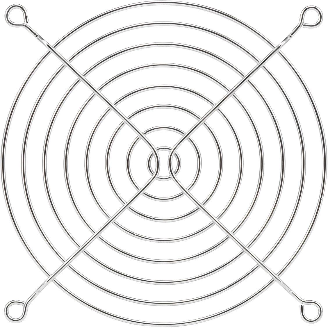 PROFAN TECHNOLOGY Lüftergitter 1 St. (B x H) 120 mm x 120 mm Metall verchromt