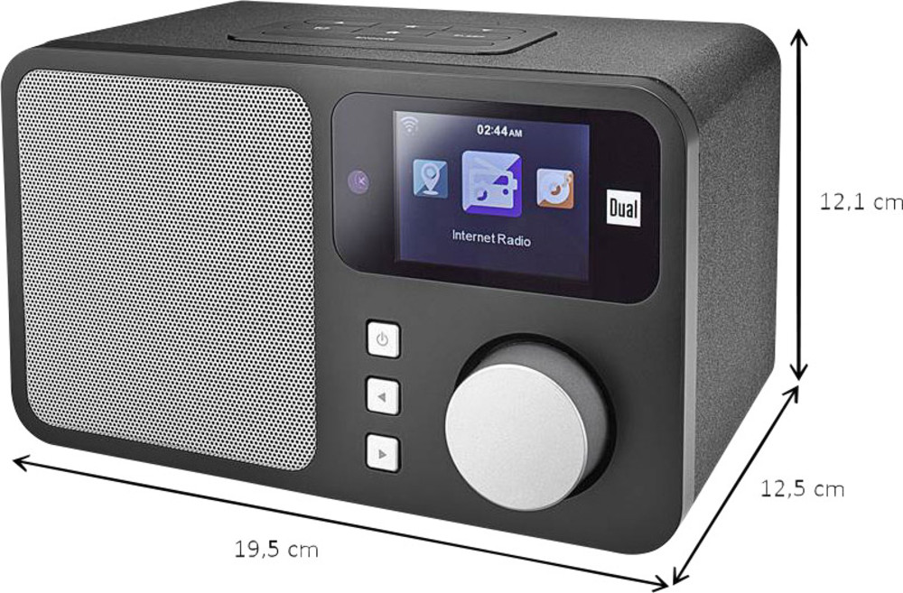 Tischradio Dual IR 4 AUX, DLNAfähig Schwarz kaufen