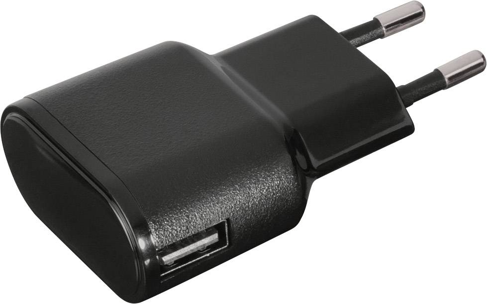 Hama USB Charger Netzteil 1000 mA Schwarz-1