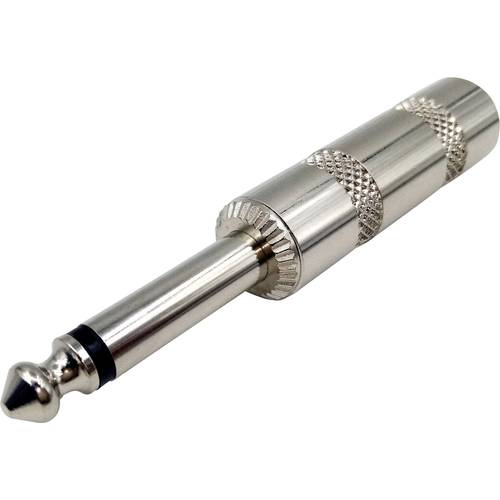 Thumbnail - TRU COMPONENTS 1409063 Klinken-Steckverbinder 6.35 mm Stecker, gerade Polzahl: 2 Mono Silber 1 St.