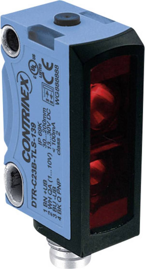 Contrinex DTR-C23PB-TMS-139 Abstandssensor 1 St. 24 V/DC Reichweite max. (im Freifeld): 80 mm