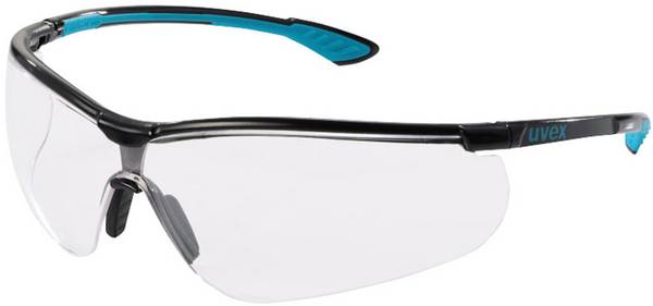 uvex sportstyle 9193376 Schutzbrille inkl. UV-Schutz Schwarz, Grün