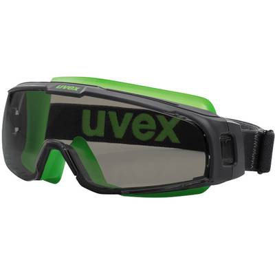 uvex u-sonic 9308240 Schutzbrille inkl. UV-Schutz Schwarz, Grün   