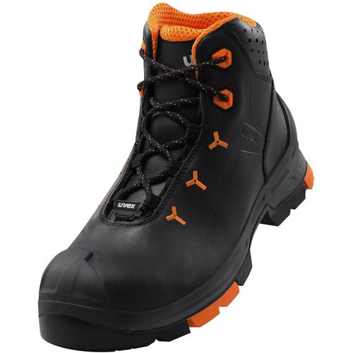 Thumbnail - uvex 2 6503244 Sicherheitsstiefel S3 Schuhgröße (EU): 44 Schwarz, Orange 1 Paar