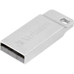 Image of Verbatim Metall-Gehäuse USB-Stick 64 GB Silber 98750 USB 2.0