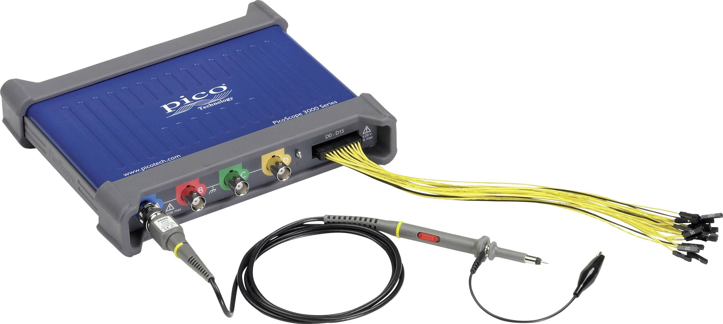 Pico Technology PicoScope 3403D MSO | USB-Oszilloskop, MSO, 4+16-Kanal, 50 MHz (PP957)-3