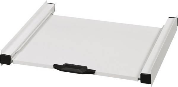 hama 00111363 Zwischenbaurahmen für Waschmaschine und Trockner, mit Auszug als Ablage