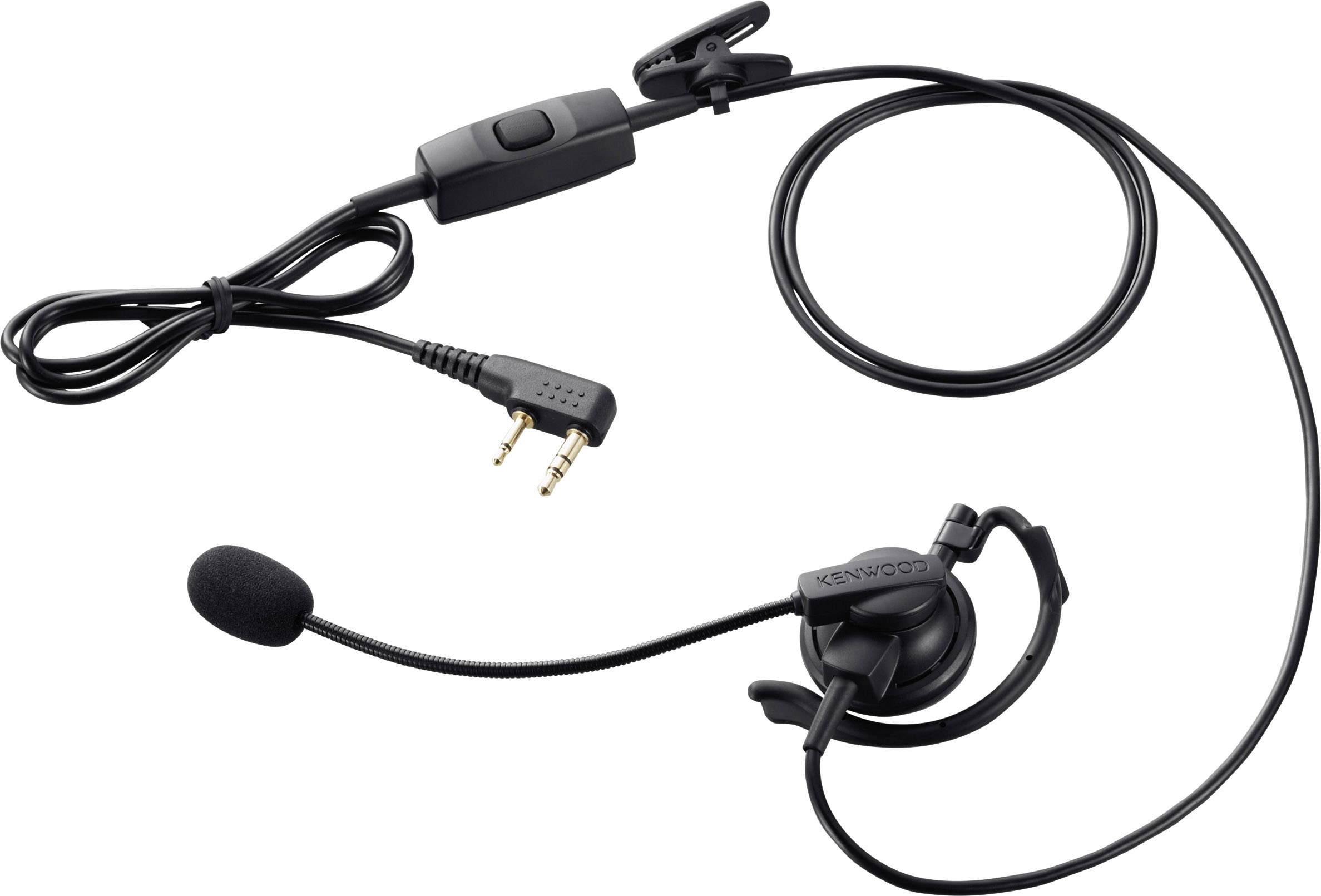 Kenwood KHS-35F headphones/headset Wired Ear-hook Stage/Studio Black