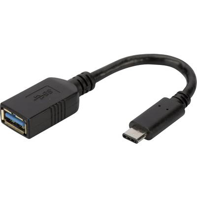 Digitus USB 3.2 Gen 1 (USB 3.0) Adapter [1x USB 3.2 Gen 1 Stecker C (USB 3.0) - 1x USB 3.2 Gen 1 Buchse A (USB 3.0)] DK-