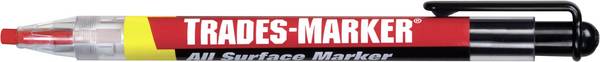 Markal Trade Marker Starter Pack 96132 Permanentmarker Rot 3.8 mm