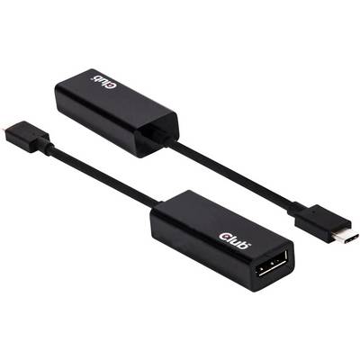 Club3D Adapter USB 3.1 Typ C > DP 1.2 4K60Hz UHD aktiv-0