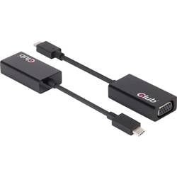 Image of USB / VGA Adapter [1x USB-C™ Stecker - 1x VGA-Buchse] Schwarz club3D CAC-1502