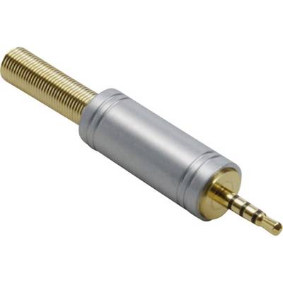 BKL Electronic 1103086 Klinken-Steckverbinder 2.5 mm Stecker, gerade Polzahl: 4 Stereo Gold 1 St. 