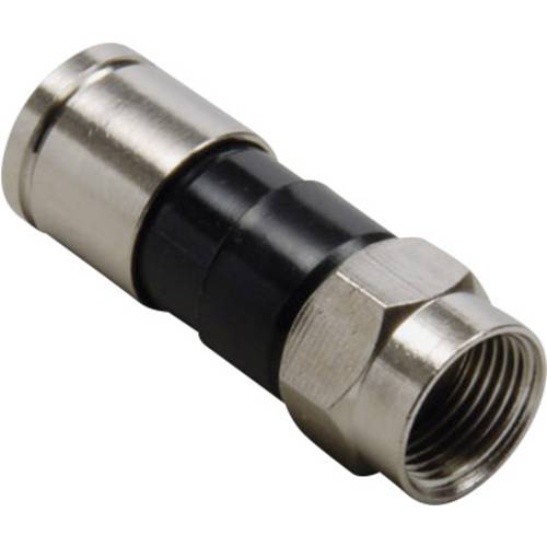 TRU COMPONENTS 1582451 F-Stecker Kompression Anschlüsse: F-Stecker Kabel-Durchmesser: 7.4 mm 1 St.