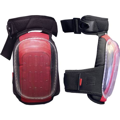 Thumbnail - Leipold Doehle GELO Comfort 2488 Gel-Knieschoner Rot, Schwarz 1 Paar