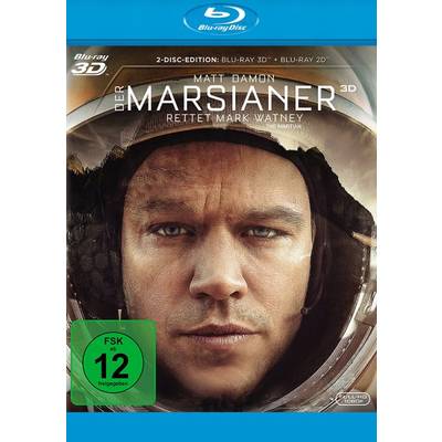 blu-ray 3D Der Marsianer Rettet Mark Watney Blu-ray 3D + 2D FSK: 12