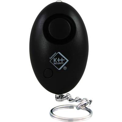 kh-security Taschenalarm   Schwarz  mit LED  100103B