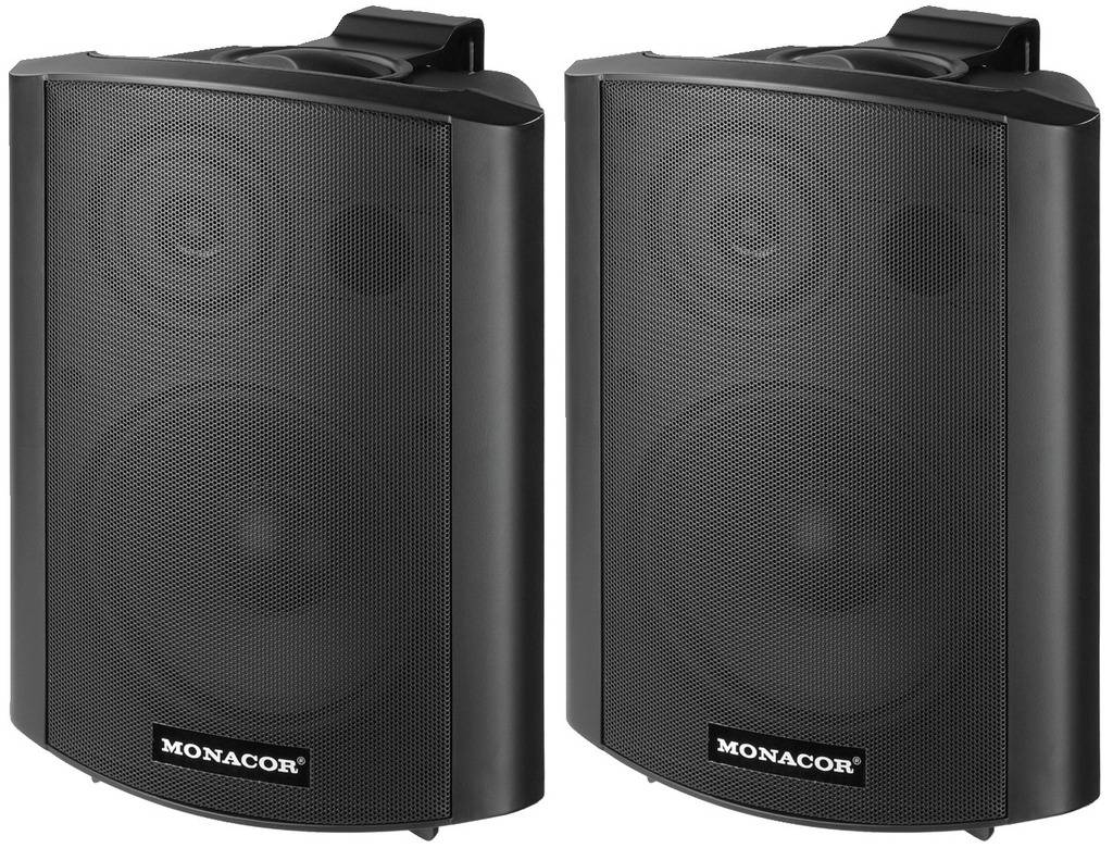 Monacor International Boxen-Set Aktiv MKA-60SET/SW (VE2)