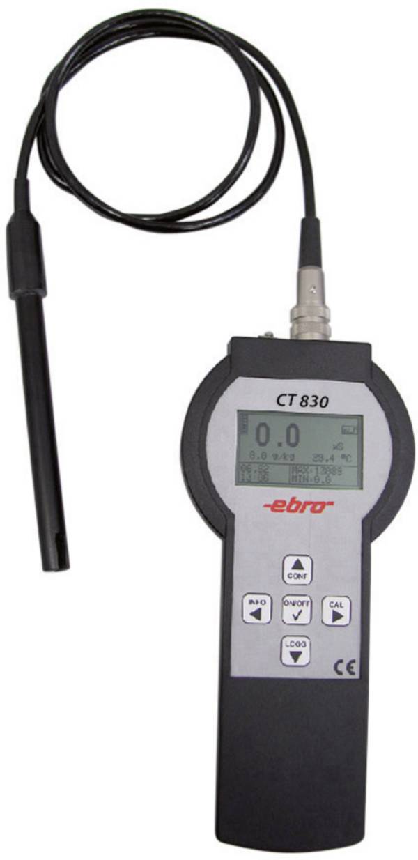 ebro CT 830 Set Leitfähigkeits-Messgerät Leitfähigkeit, Temperatur