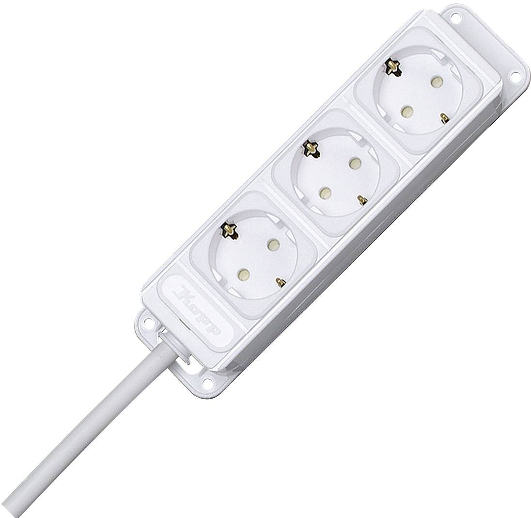 KOPP 127485014 Tischsteckdose KISI Zul. 3m
