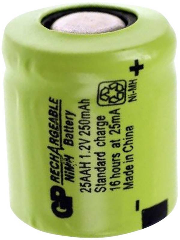 GP GPIND25AAHB Spezial-Akku 1/3AA Flat-Top NiMH 1.2 V 250 mAh 1 St.