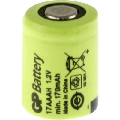 GP Batteries GP17AAAH Spezial-Akku 1/3 AAA Flat-Top NiMH 1.2 V 170 mAh