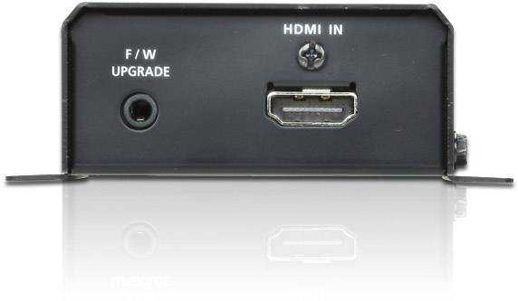 Vorderansicht eines digitalen Geräts mit HDMI-Eingang und F/W Upgrade-Anschluss.