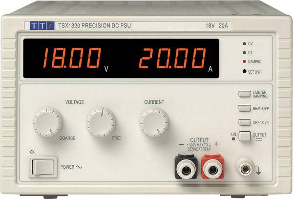 Aim TTi TSX1820 Labornetzgerät, einstellbar kalibriert (ISO) 0 - 18 V/DC 0 - 20 A 360 W   Anzahl Ausgänge 1 x