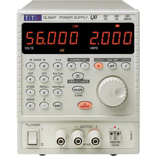 Aim TTi QL564P SII Labornetzgerät, einstellbar kalibriert (ISO) 0 - 56 V/DC 0 - 4 A 112 W Anzahl Ausgänge 1 x