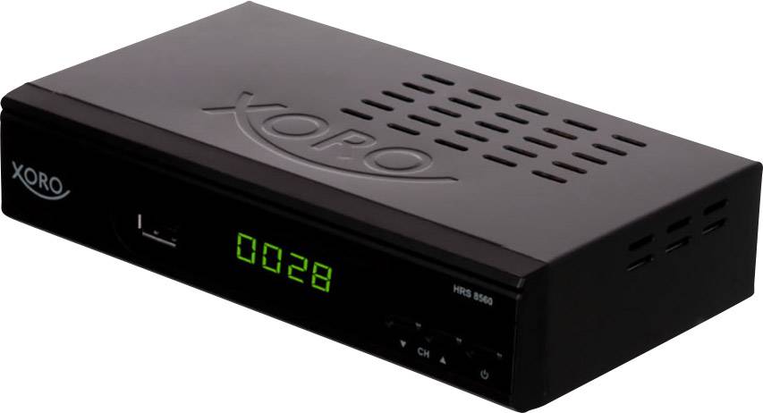 XORO HRS 8660 HD DVB-S2 Receiver LED-Display USB Mediaplayer PVR-Ready Timeshift HDMI SCART S/PDIF unterstützt Unicable-1