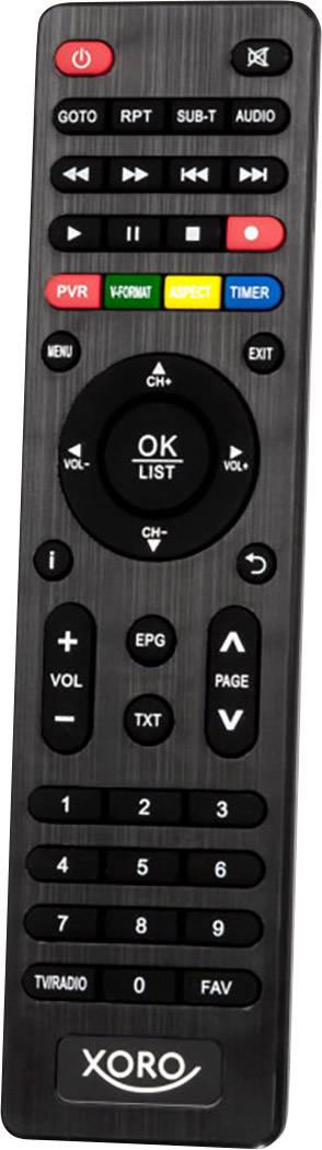 XORO HRS 8660 HD DVB-S2 Receiver LED-Display USB Mediaplayer PVR-Ready Timeshift HDMI SCART S/PDIF unterstützt Unicable-2