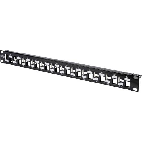 Digitus DN-91412 24 Port Netzwerk-Patchpanel 483 mm (19) Unbestückt 1 HE Mehrfarbig