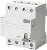 Siemens 5SV33446KL 5SV3344-6KL FI-Schutzschalter A 4polig 40 A 0.03 A 400 V