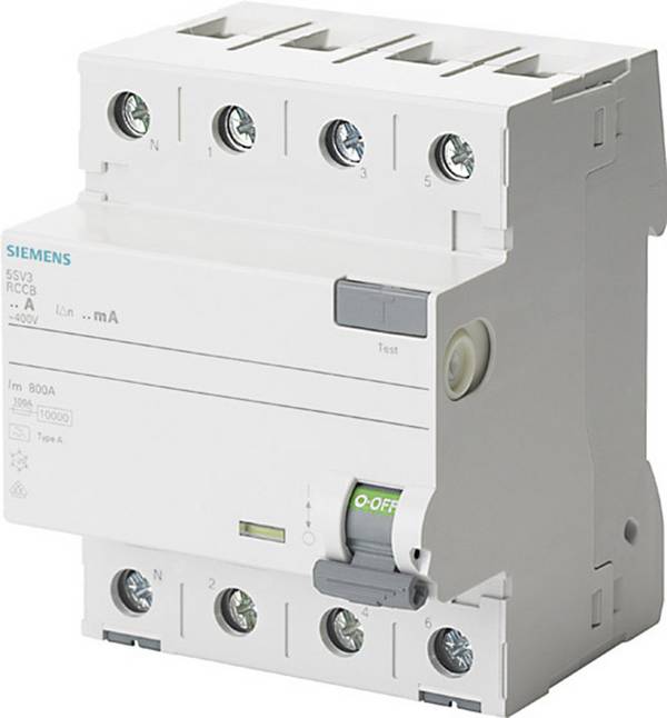 Siemens 5SV33446KL 5SV3344-6KL FI-Schutzschalter A 4polig 40 A 0.03 A 400 V