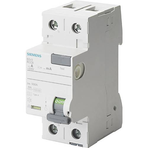 Siemens 5SV33146KL Siemens Dig.Industr. FI-Schutzschalter A 2polig 40 A 0.03 A 230 V