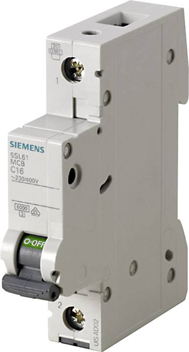 SIEMENS Leitungsschutzschalter 1polig 6 A 230 V, 400 V Siemens 5SL6106-6